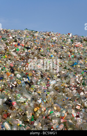 Sito di discarica, bottiglie Foto Stock