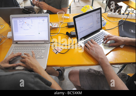 Hackmeet 2009 Incontro di hacker Foto Stock