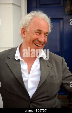 Attore britannico Simon Callow UK ridere Foto Stock