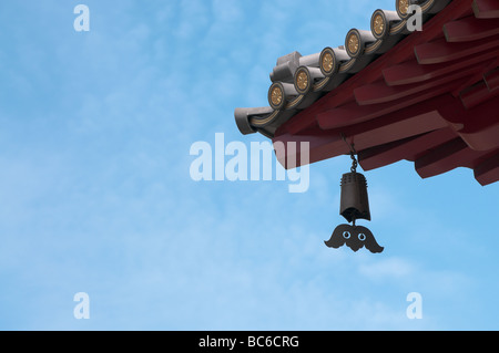 Angolo del Tempio della tetto Foto Stock