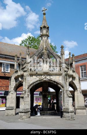 Mercato di pollame Cross Salisbury Wiltshire, Inghilterra Foto Stock