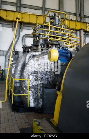 Sala di produzione della CE Wybrzeze power plant da Gdansk. Foto Stock