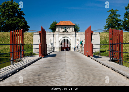 Il gate a Kastellet cittadella in Copenhagen Foto Stock
