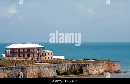 I Commissari Casa Museo Marittimo in Kings Wharf, Bermuda con abbondanza di spazio per la copia. Foto Stock