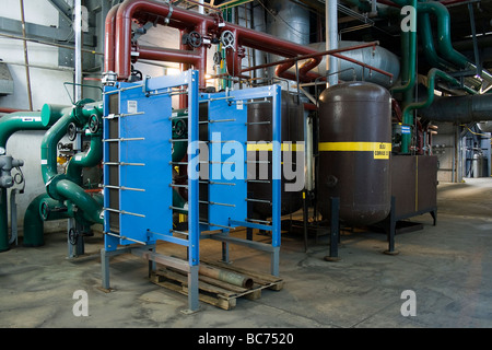 Sala di produzione della CE Wybrzeze power plant da Gdansk. Foto Stock