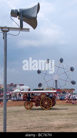 Showmans motore a vapore a Preston fiera vapore Kent REGNO UNITO Foto Stock