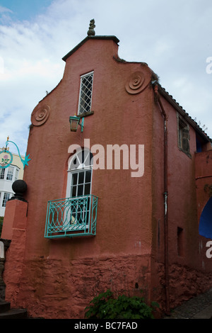 Portmeirion Villaggio Italiano North Wales.UK Foto Stock