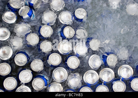 Le bombolette per bevande in ghiaccio Foto Stock