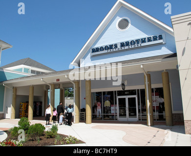 Brooks Brothers Factory Store in uno sconto outlet mall. Foto Stock