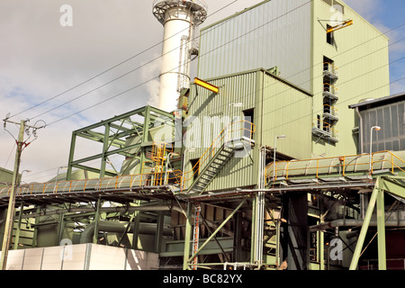 Dettaglio industriale di una parte di un operazionale mulino per lo zucchero Foto Stock