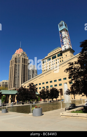 Municipio e condomini Mississauga Ontario Canada Foto Stock