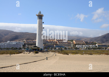 Faro Jandia Playa Fuerteventura Isole Canarie Foto Stock