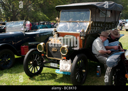 Vintage car show, Canberra, ACT, Australia Foto Stock