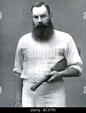 WG Grace cricketer inglese (1848 - 1915) Foto Stock