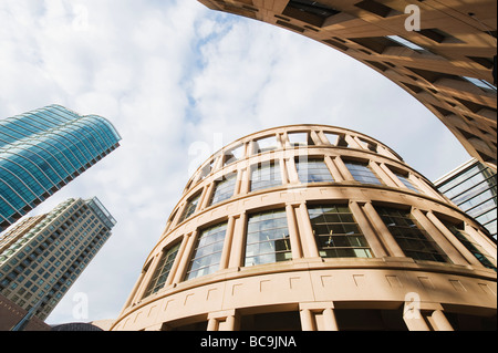 Vancouver Public Library progettato da Moshe Safdie Vancouver British Columbia Canada Foto Stock