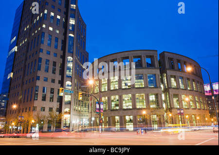 Vancouver Public Library progettato da Moshe Safdie Vancouver British Columbia Canada Foto Stock