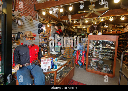 Gastown Western Boot Shop città di Vancouver Canada America del Nord Foto Stock