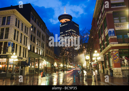 Il vapore orologio sul Water Street in Gastown Vancouver British Columbia Canada Foto Stock