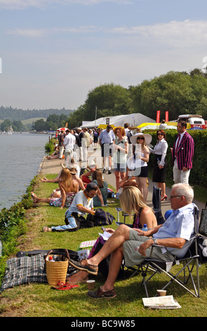 Henley Royal Regatta, Oxfordshire, England, Regno Unito Foto Stock