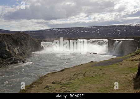 Cascate Godafoss Islanda Foto Stock