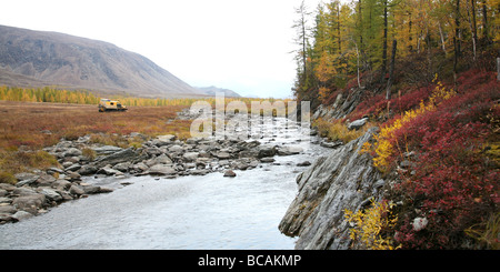 Gli Urali polari, Tyumen regione nel nord ovest della Siberia, Russia. Foto Stock