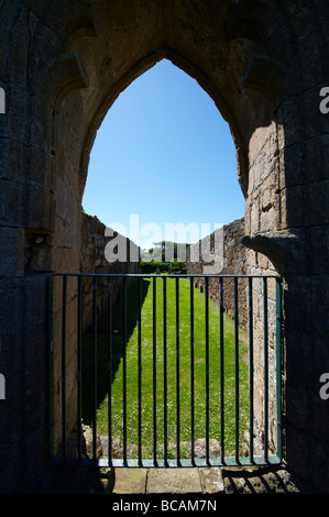 Bonamargy Friary Ballycastle Irlanda del Nord. Terzo ordine francescano convento fondato nel 1500 Foto Stock