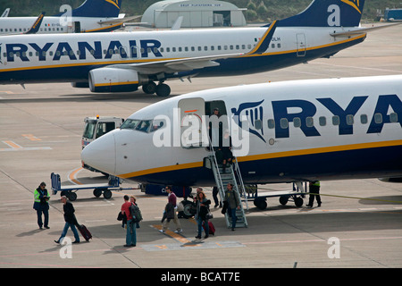 L'aeroporto di Girona-Costa Brava. Catalunya. La Catalogna. Spagna. Foto Stock