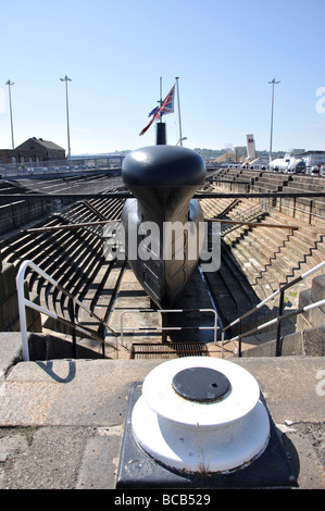 HM sommergibile Ocelot, Chatham Historic Dockyard, Chatham, Kent, England, Regno Unito Foto Stock