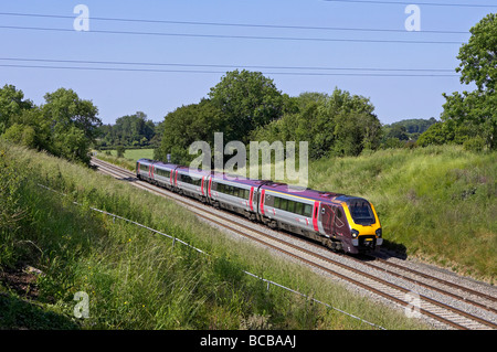 AXC Voyager capi nord attraverso Stonehouse Gloucestershire con Plymouth Glasgow servizio su 24 06 09 Foto Stock