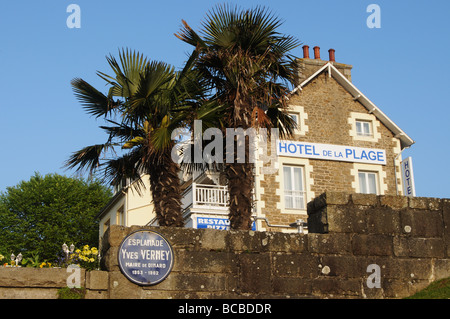 Hotel de la plage a Dinard Foto Stock