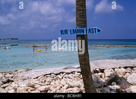 Blue Lagoon Island (Salt Cay) Bahamas Caraibi Foto Stock