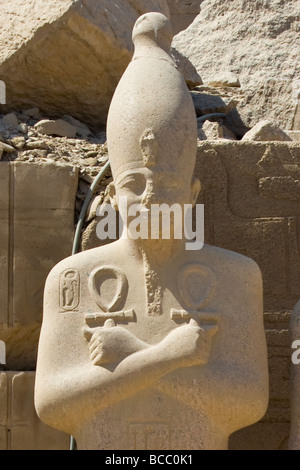 Thutmosi III al Tempio di Karnak a Luxor Egitto Foto Stock