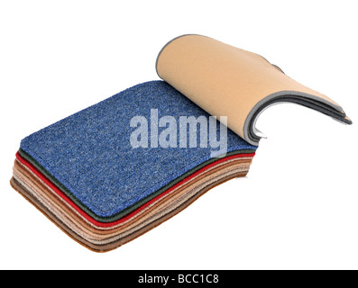 Campioni di tappeti, campione di tappeto Foto Stock