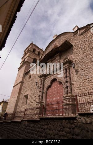 San Francisco Convento ingresso in Potosi, Bolivia, Potosi è dichiarata Patrimonio Mondiale dell'UNESCO. Foto Stock