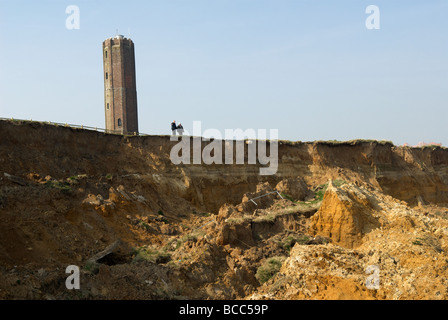 Il Naze Tower una storica Il Grade ii Listed è un edificio marittima, Walton-on-the-Naze, Essex, Regno Unito. Foto Stock