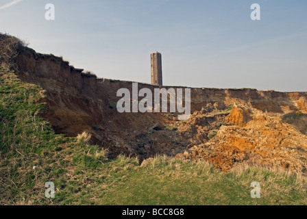 Il Naze Tower una storica Il Grade ii Listed è un edificio marittima, Walton-on-the-Naze, Essex, Regno Unito. Foto Stock