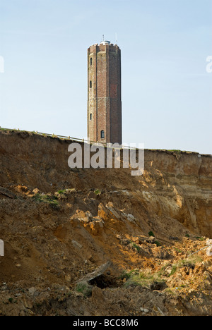 Il Naze Tower una storica Il Grade ii Listed è un edificio marittima, Walton-on-the-Naze, Essex, Regno Unito. Foto Stock