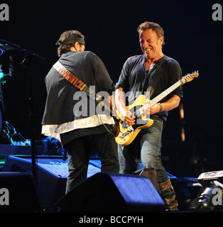 Bruce Springsteen e la E Street Band glastonbury 2009 Foto Stock