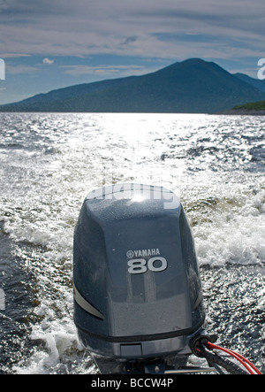 Loch Monar ad ovest di Cannich, Inverness-shire, regione delle Highlands. La Scozia. SCO 5251. Foto Stock