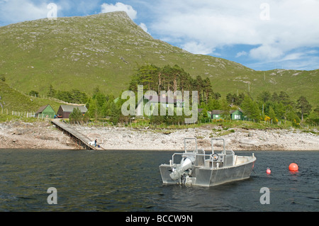Loch Monar ad ovest di Cannich, Inverness-shire, regione delle Highlands. La Scozia. SCO 5253. Foto Stock