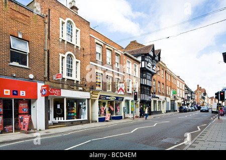 High Street, Tewkesbury, Gloucestershire Foto Stock