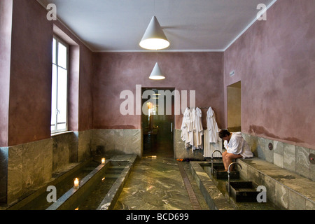 Pré Saint Didier Spa Aosta Italia Foto Stock