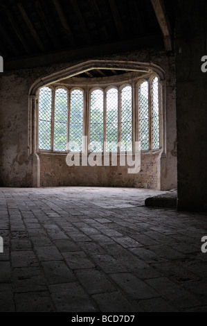 Finestra in Castle Acre Priory, Norfolk Foto Stock