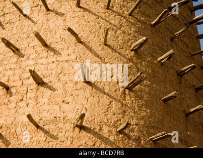 Il Burkina Faso. Il Sahel. Città di Bani. In stile sudanese moschee.minareti. Foto Stock