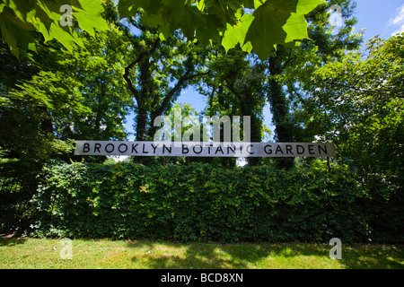 Il Brooklyn Botanic Garden in Brooklyn New York Foto Stock