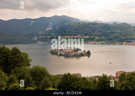 Orta san giulio provincia di Novara Foto Stock