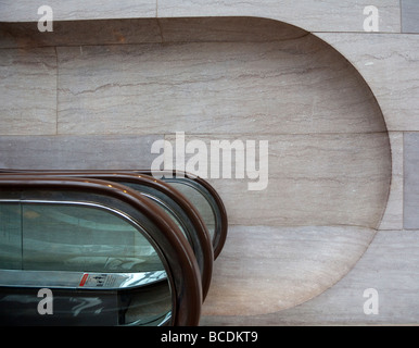 Escalator, ala est, National Gallery of Art di Washington DC, Stati Uniti d'America Foto Stock