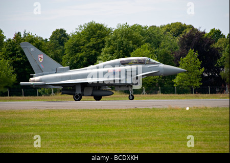 Eurofighter EF 2000 Typhoon rullaggio al 2009 Biggin Hill Airshow. Foto Stock