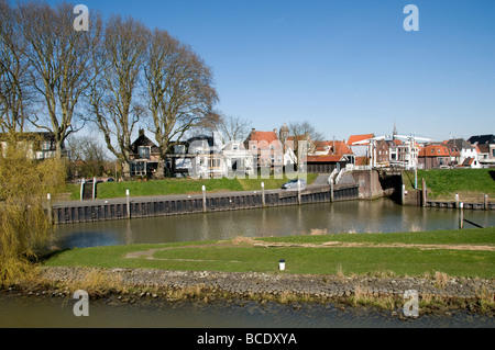 Schoonhoven Lek Silver Town Paesi Bassi Olanda Foto Stock