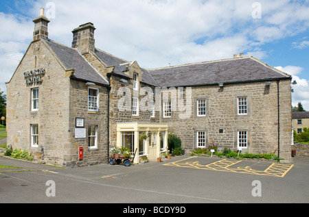 George Hotel, sul nord fiume Tyne a Chollerford, Northumberland, England Regno Unito Foto Stock